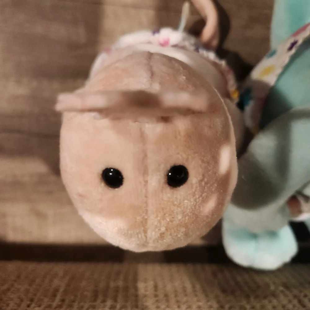 Set of 2 Gund Pink & Teal ZWIBBLE DIBBLE Plush Toys From Late 80s Early 90s - Picture 6 of 15